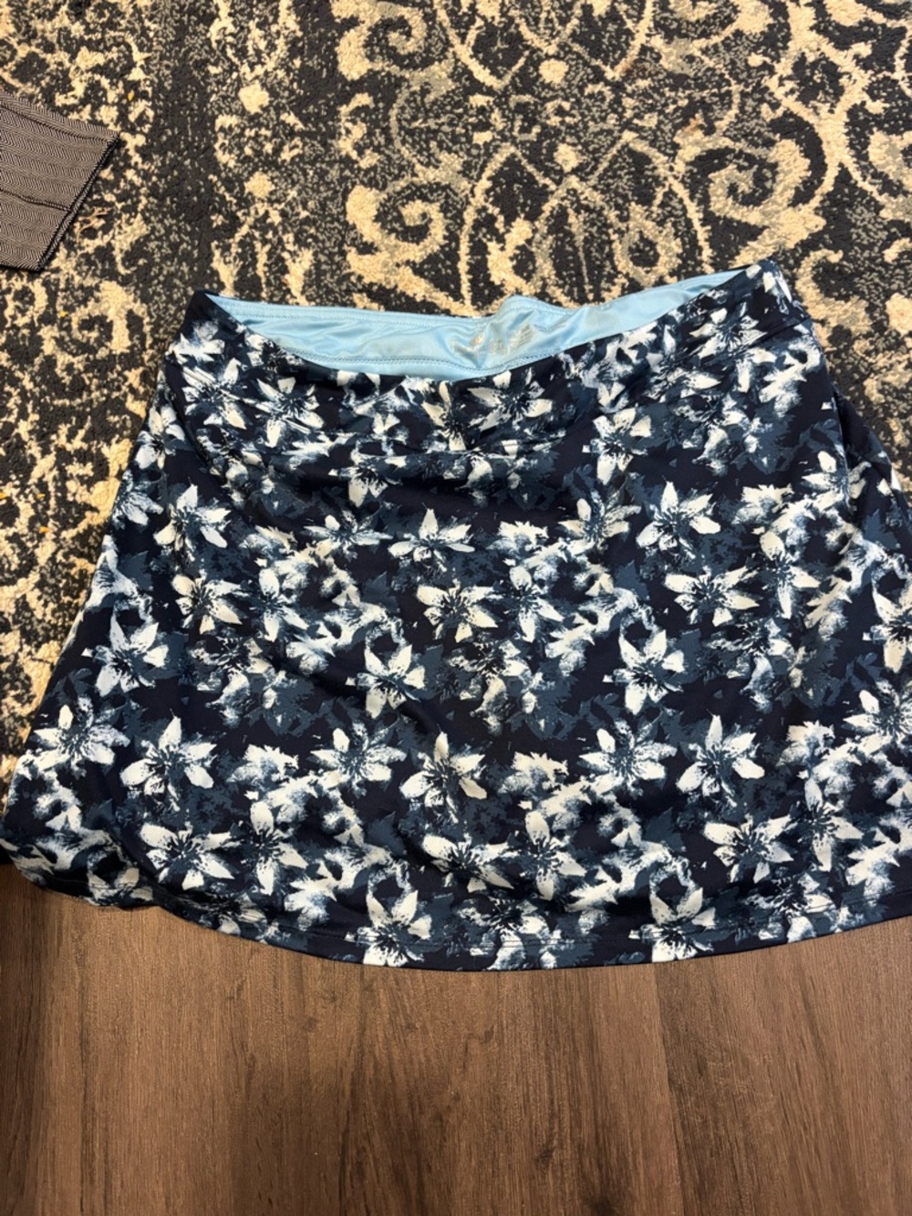 Tranquility by Colorado Clothing Navy Floral Circle Skirt